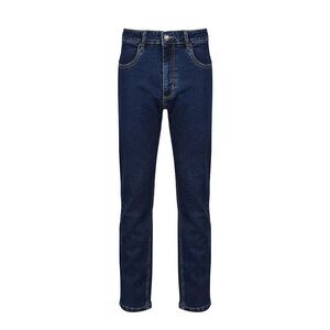 Iron Mountain Mens Denim Stretch Jeans / Denim Blue